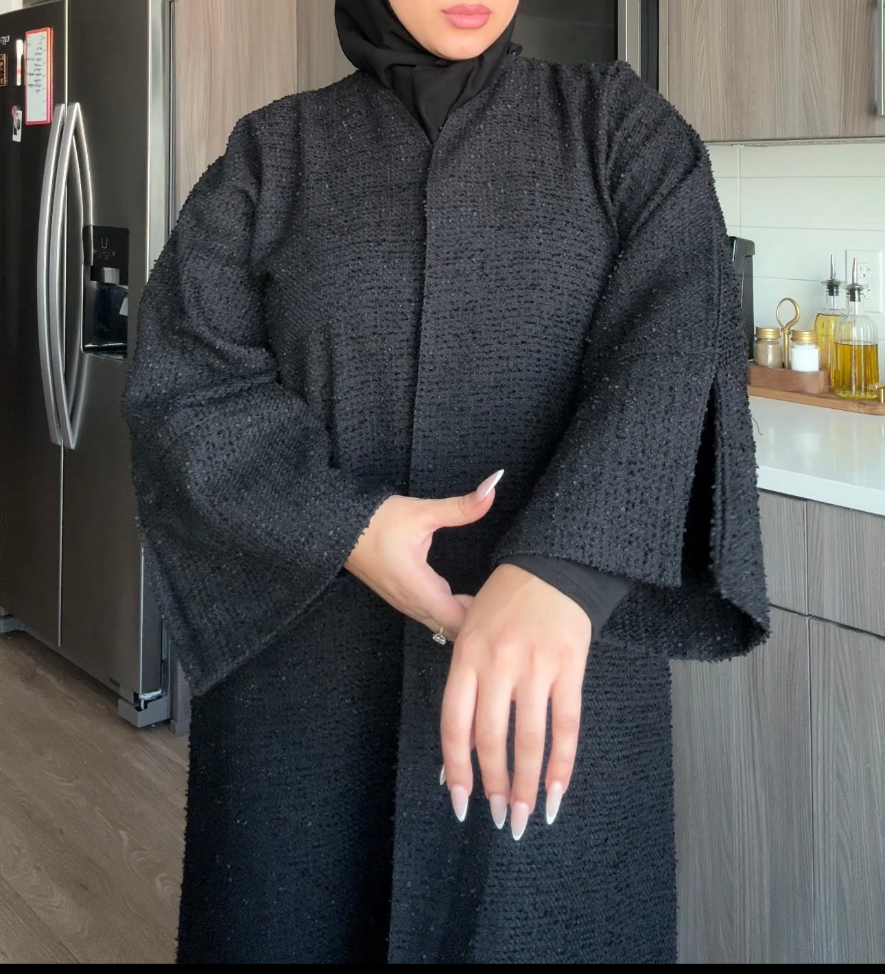 Tweed Abaya